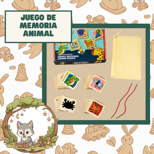 JUEGO DE MEMORIA ANIMALES