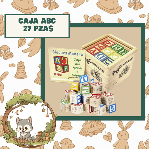CUBO ABC 27 PIEZAS