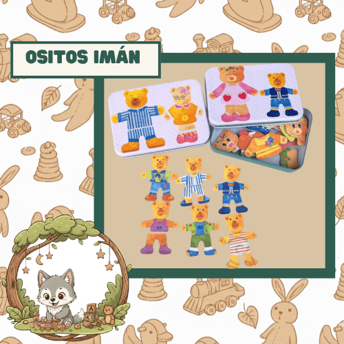 OSITOS CON IMAN