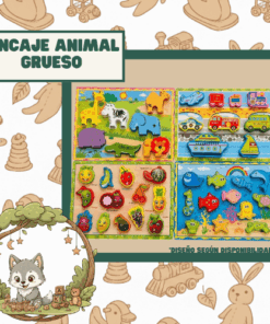 ENCAJE ANIMAL GRUESO